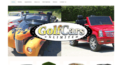 Desktop Screenshot of iwantagolfcar.com